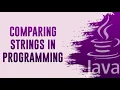 Comparing Strings in Programming JavaScript Mastery COURSE 15