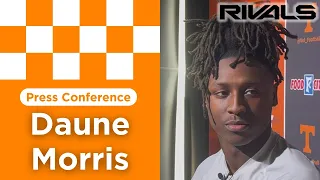 Tennessee football freshman RB Daune Morris talks start to Vols career