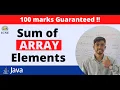 Sum of Array Elements in Java Prateik Sharma by Java