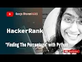 Hackerrank with python on Finding the percentage