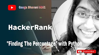 Hackerrank with python on Finding the percentage