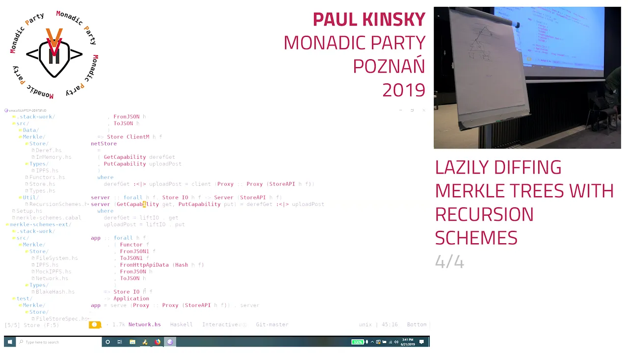 Paul Kinsky - Lazily Diffing Merkele Trees with Recursion Schemes 4/4