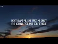 Taylor Swift - Don't Blame Me (Lyrics)