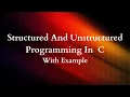 What is Modular Programming Structured and Unstructured Programming Tutorial 19