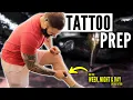 Tips on HOW to prepare for an upcoming tattoo appointment