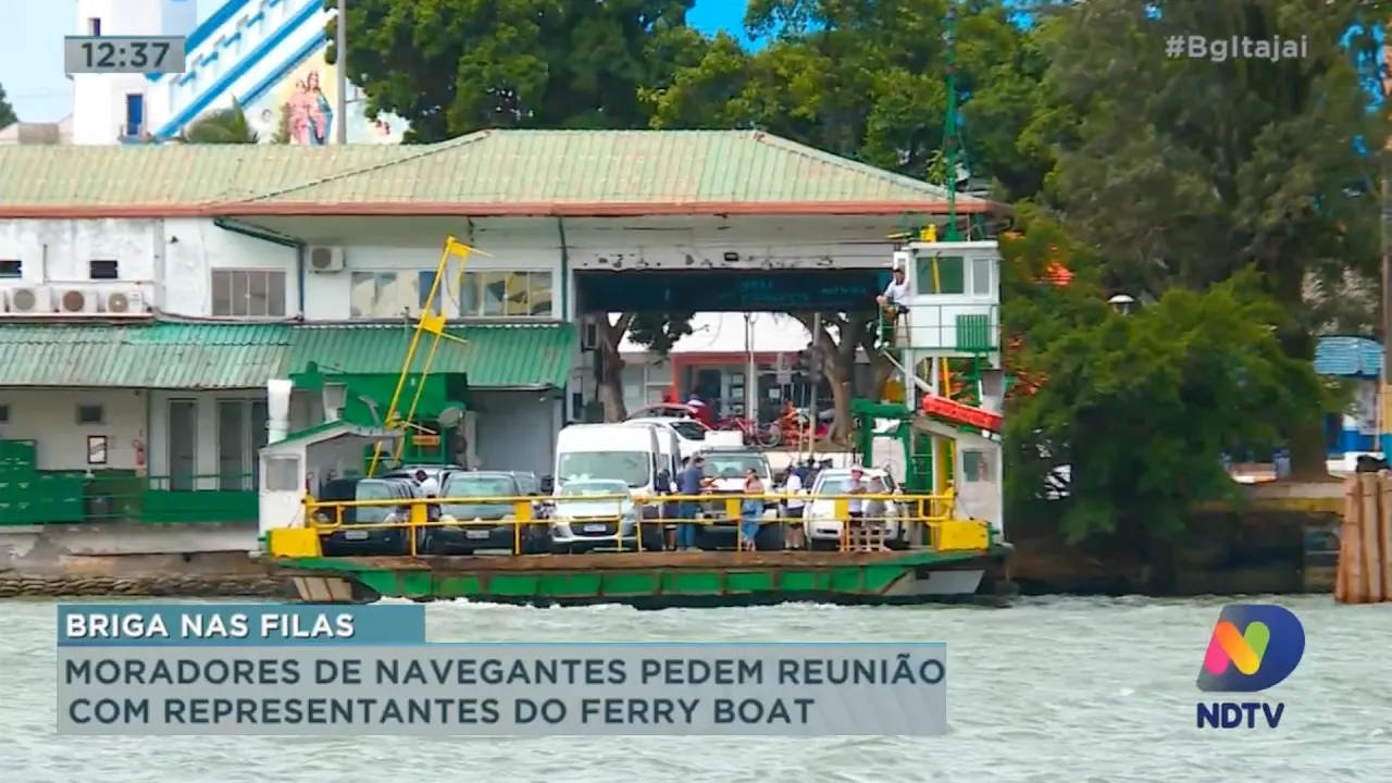 Moradores de Navegantes pedem reunião com representantes do ferry boat