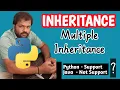 MULTIPLE INHERITANCE IN PYTHON PROGRAMMING PYTHON PROGRAMMING IN TELUGU