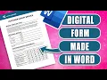 Create a Fillable Customer Feedback Form in Microsoft Word Easy Tutorial