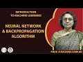 Neural Network and Backpropagation Algorithm