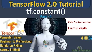 04 Create Constant Tensor using TensorFlow 2 0 Python Tutorial Deep Learning Machine Learning720