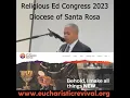 Lagu Deacon Dennis Purificacion, PhD, Intro to Religious Ed Congress 2023 #religion #catholic  #ewtn