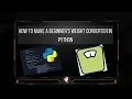 HOW TO MAKE A BEGINNER S WEIGHT CONVERTER IN PYTHON VERY EASY