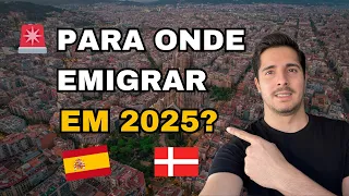 ✅  5 Países Mais RECOMENDADOS! para EMIGRAR em 2025 😎