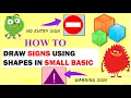 How to Draw No Entry Warning Signs in Small Basic Hello Shapes