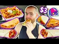 Trying Taco Bell s NEW 3 Value Menu for 24 HOURS