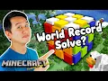 World s Fastest MINECRAFT Rubik s Cube Solve The Mumbo Jumbo Challenge