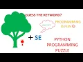Programming Word Puzzle Python Word Puzzle