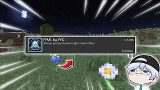 😱SUPPORT MINECRAFT TERBARU‼️ NIGHT VISION TEXTURE PACK MCPE 1.26+
