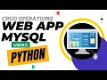 6 Build A Streamlit Web App From Scratch For CRUD Operations Using Python and MySQL
