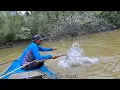 Lagu Ikan-ikan disini benar-benar kelaparan,serok sampai jebol akibat ikan Barramundi