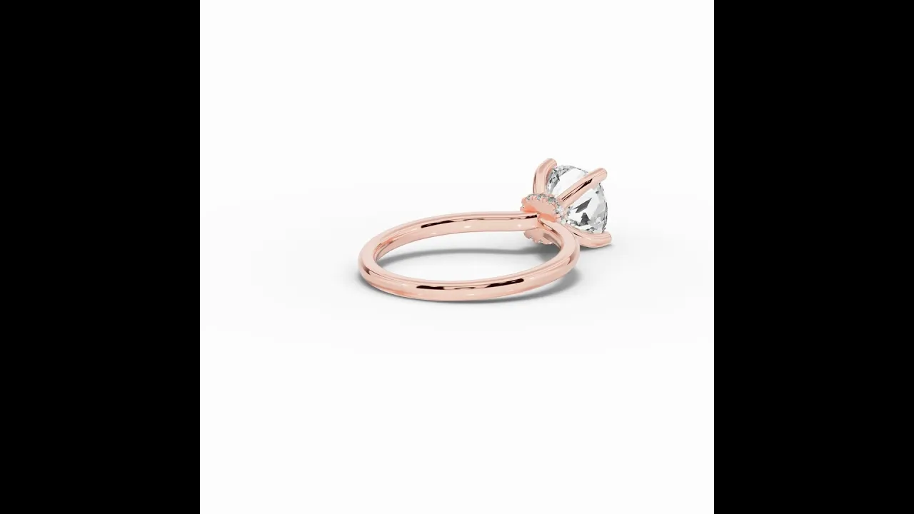 Cushion Tiara Glow Solitaire