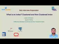 SQL Que 36 What is an Index in SQL Explain Difference Between Clustered and Non-Clustered Index