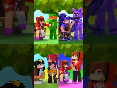 JJ Fall in Love...🤣Complete Edition Maizen Minecraft Meme #minecraft #jj #memes