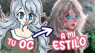 Dibujando 3 PERSONAJES de seguidores a mi estilo