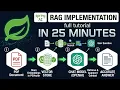 Build a RAG Application with Spring AI Java in 25 Minutes OpenAI PGVector Step-by-Step
