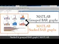 How to plot grouped bar graph in MATLAB Plot stacked BAR graph in MATLAB MATLAB TUTORIALS