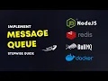 Implement Messaging queue with Redis and Docker in NodeJS