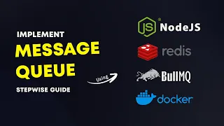 Implement Messaging queue with Redis and Docker in NodeJS