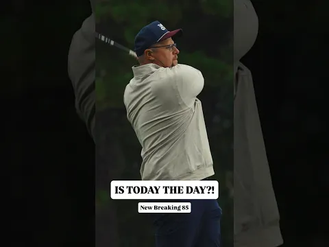 Home course. Lesson with @PerformanceGolfZone. IS TODAY THE DAY?! New Breaking 85 OUT NOW.