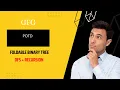 Foldable Binary Tree GFG POTD 23-08-22 Explained