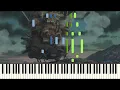 Merry-Go-Round of Life (Official Joe Hisaishi arr.) - Howl's Moving Castle Piano Cover [4K]