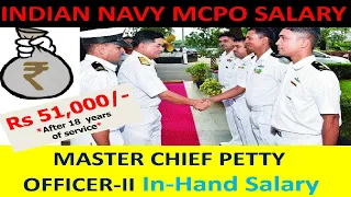 Salary of Master Chief Petty Officer - Indian Navy How much money will MCPO get after 18 years