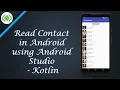 Read Contact in Android using Android Studio - Kotlin