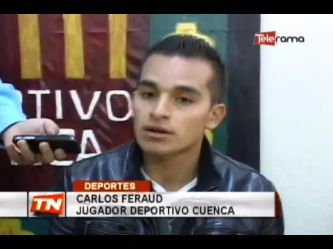 Feraud fue presentado en Deportivo Cuenca