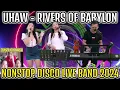 Download Lagu UHAW - RIVERS OF BABYLON NONSTOP DISCO LIVE BAND | JAI, ARLIN \u0026 PRUDY FT. ZALDY MINI SOUND