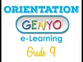 Grade 9 Genyo E-Learning Orientation