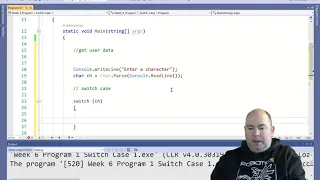 ERT207 Week 6 Program 2 switch case multiple conditions