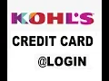 kohls credit card login complete guide of mykohlscharge