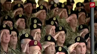 عرض عسكري لمناسبة الذكرى الرابعة والسبعين للإستقلال برئاسة الرئيس عون 
