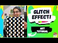TRIPPY Glitch Effect Painting Tutorial Beginner Friendly
