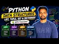 Python Data Structures Explained in Hindi Lists Tuples Sets Dictionaries Complete Tutorial