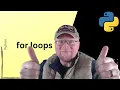 Python Tutorial for loops