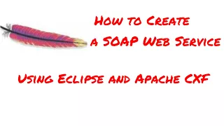 How to create a soap Web Service using Eclipse and Apache CXF
