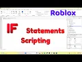 How To Script In Roblox IF Statements Scripting In Roblox Studio Lesson 3 Let s Do Tech