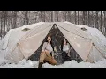Download Lagu KAMPEREN IN EEN WARME EN GEZELLIGE TENT TIJDENS EEN SNEEUWSTORM