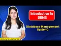 Lec 1 Introduction to DBMS Database Management System